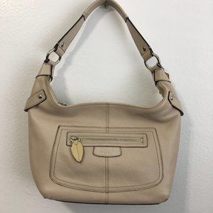 Coach Shoulder Bag in tan leather